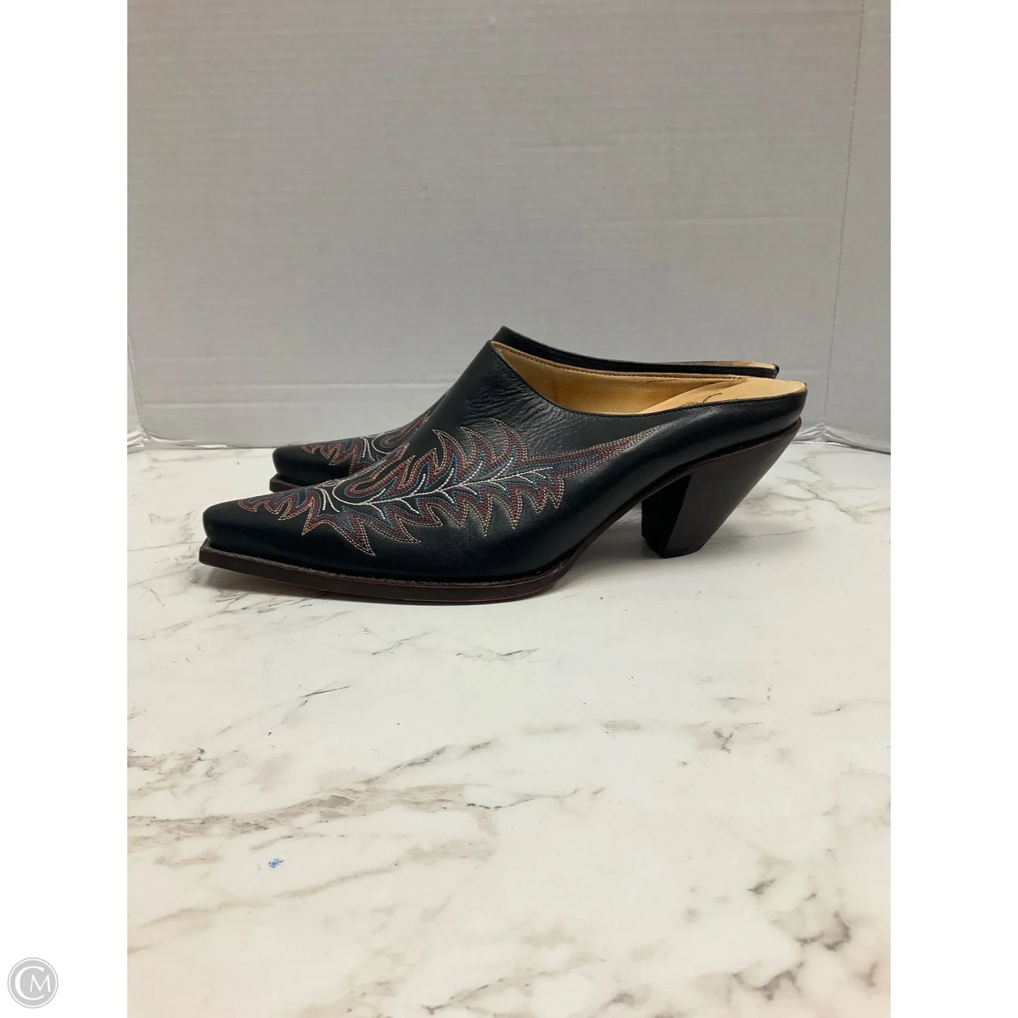 Shoes Heels Block By Cmb In Black, Size: 8.5