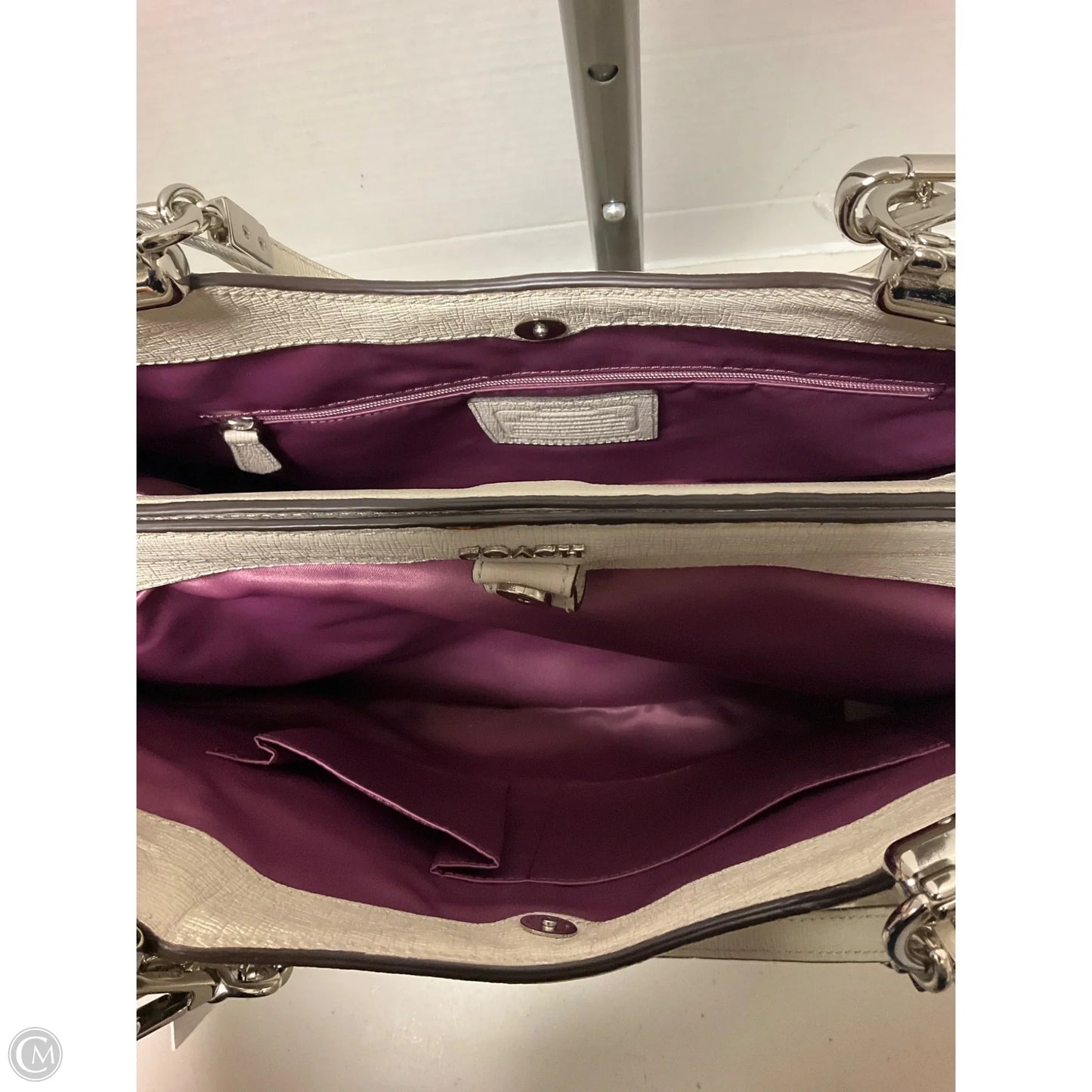 Handbag Designer By Coach, Size: Large