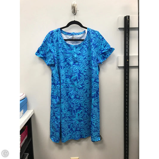 Dress Designer By Lilly Pulitzer In Blue, Size: Xxl