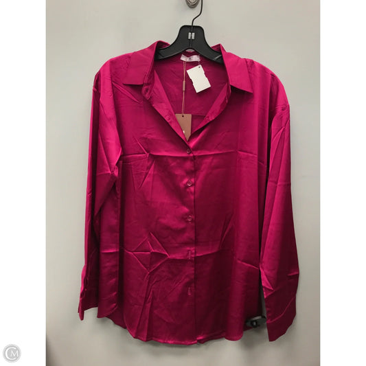 Top Long Sleeve By Clothes Mentor In Pink, Size: S