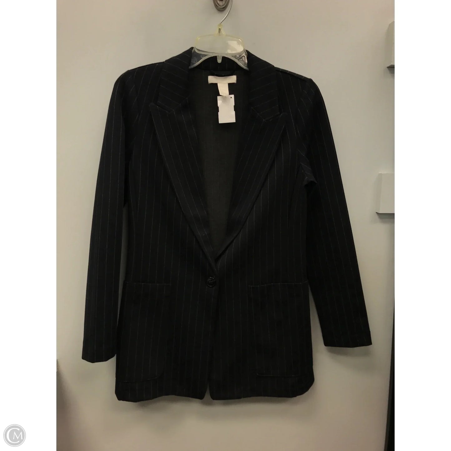 Blazer By H&m In Striped Pattern, Size: 4