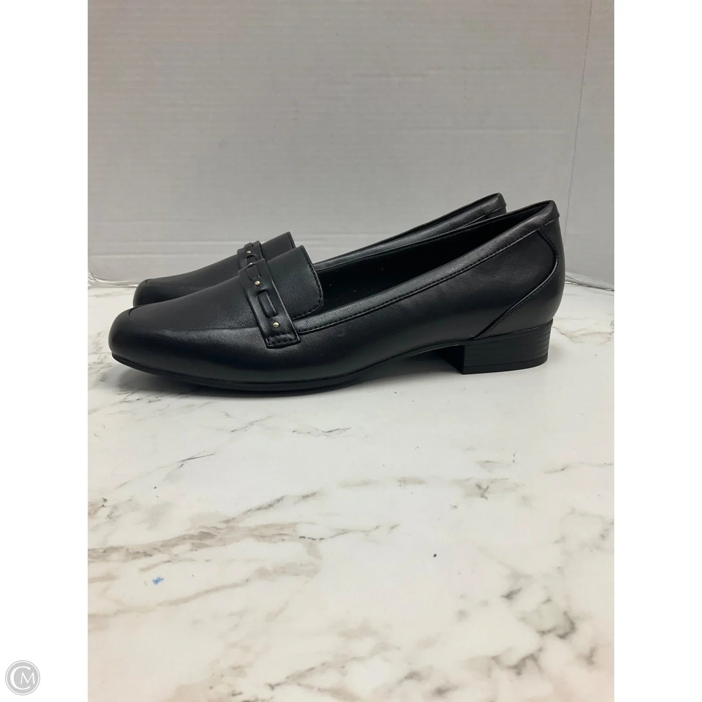 Shoes Flats By Clarks In Black, Size: 11