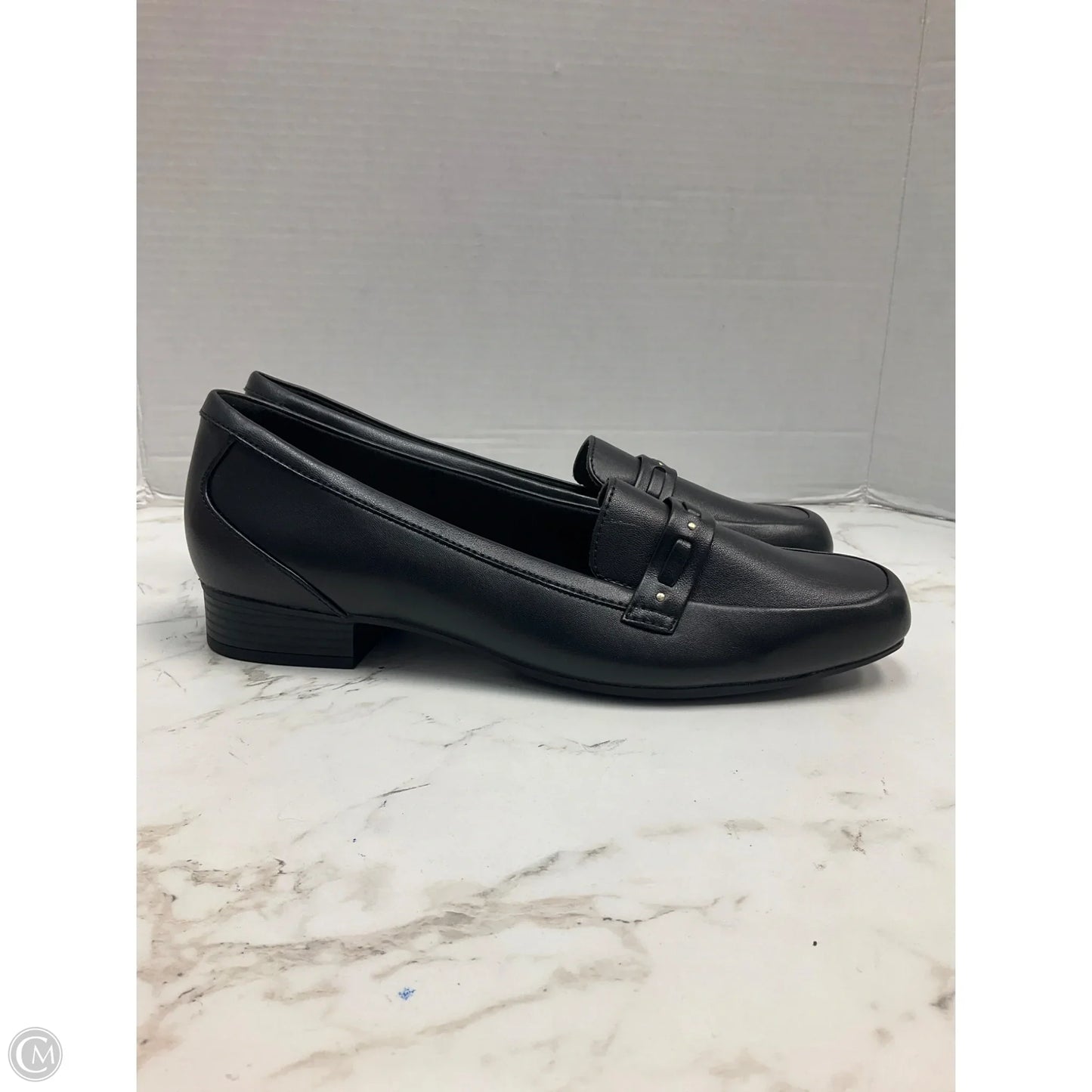 Shoes Flats By Clarks In Black, Size: 11