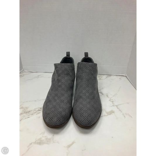 Boots Ankle Flats By Dr Scholls In Grey, Size: 9