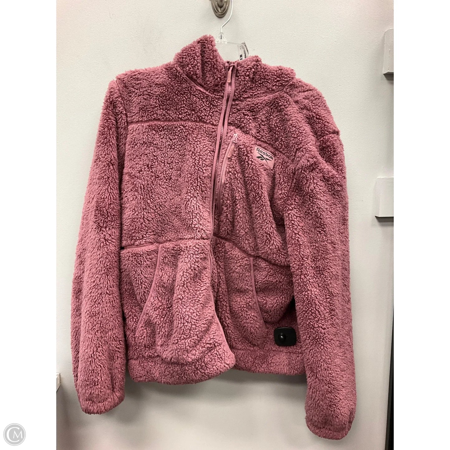 Jacket Faux Fur & Sherpa By Reebok In Maroon, Size: Xl