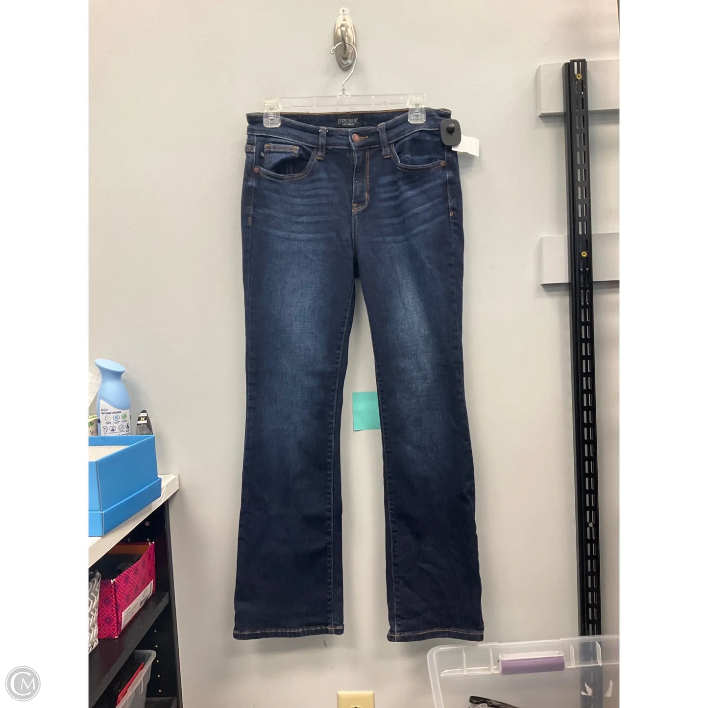 Jeans Boot Cut By Judy Blue In Blue Denim, Size: M