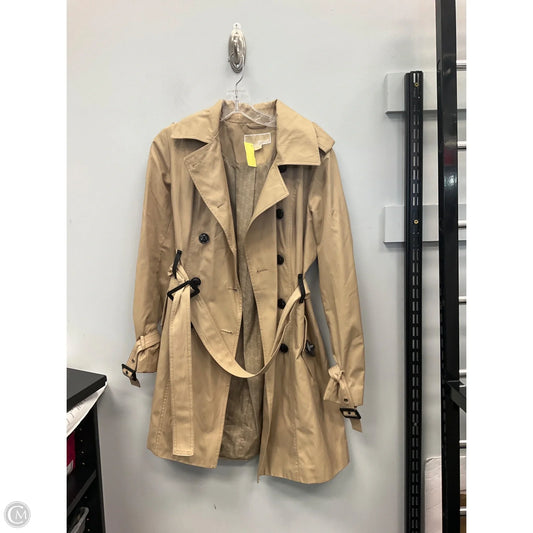 Coat Trench Coat By Michael By Michael Kors In Tan, Size: S