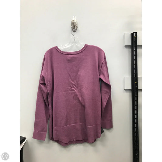 Sweater By Cable And Gauge In Purple, Size: L