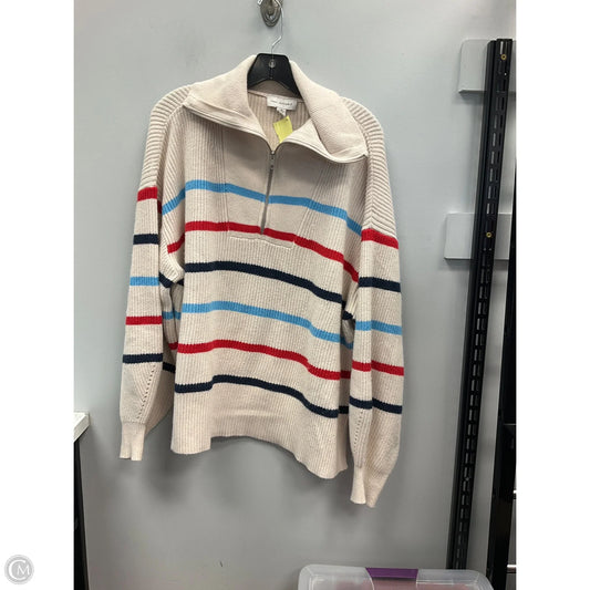 Sweater By Free Assembly In Striped Pattern, Size: 2x