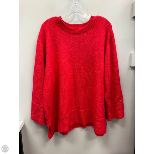 Sweater By Rachel Zoe In Red, Size: 2x