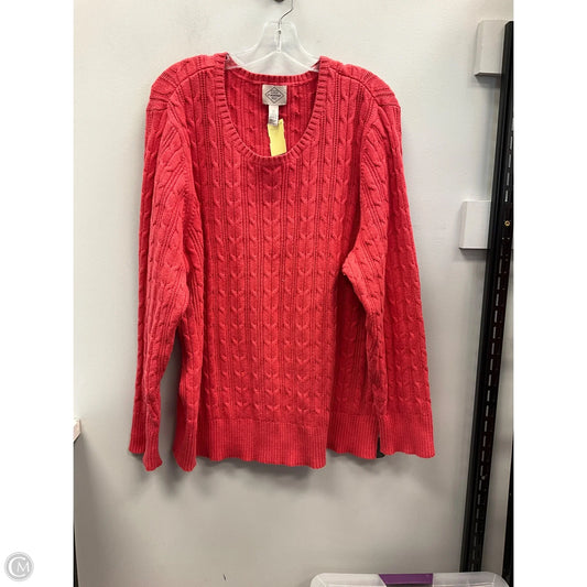 Sweater By St Johns Bay In Pink, Size: 3x