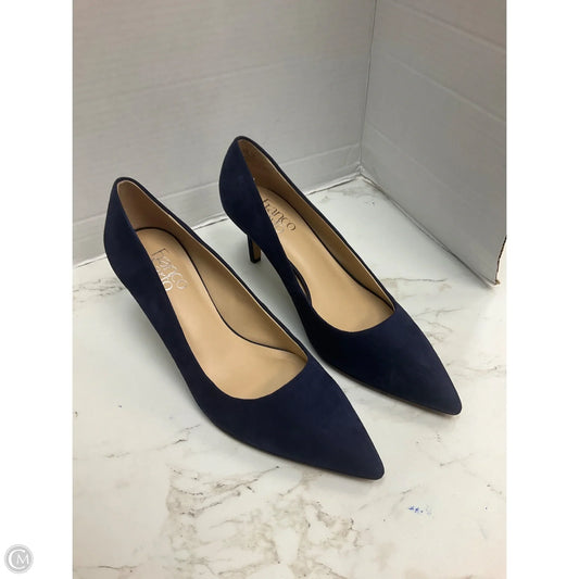 Shoes Heels Kitten By Franco Sarto In Blue, Size: 8