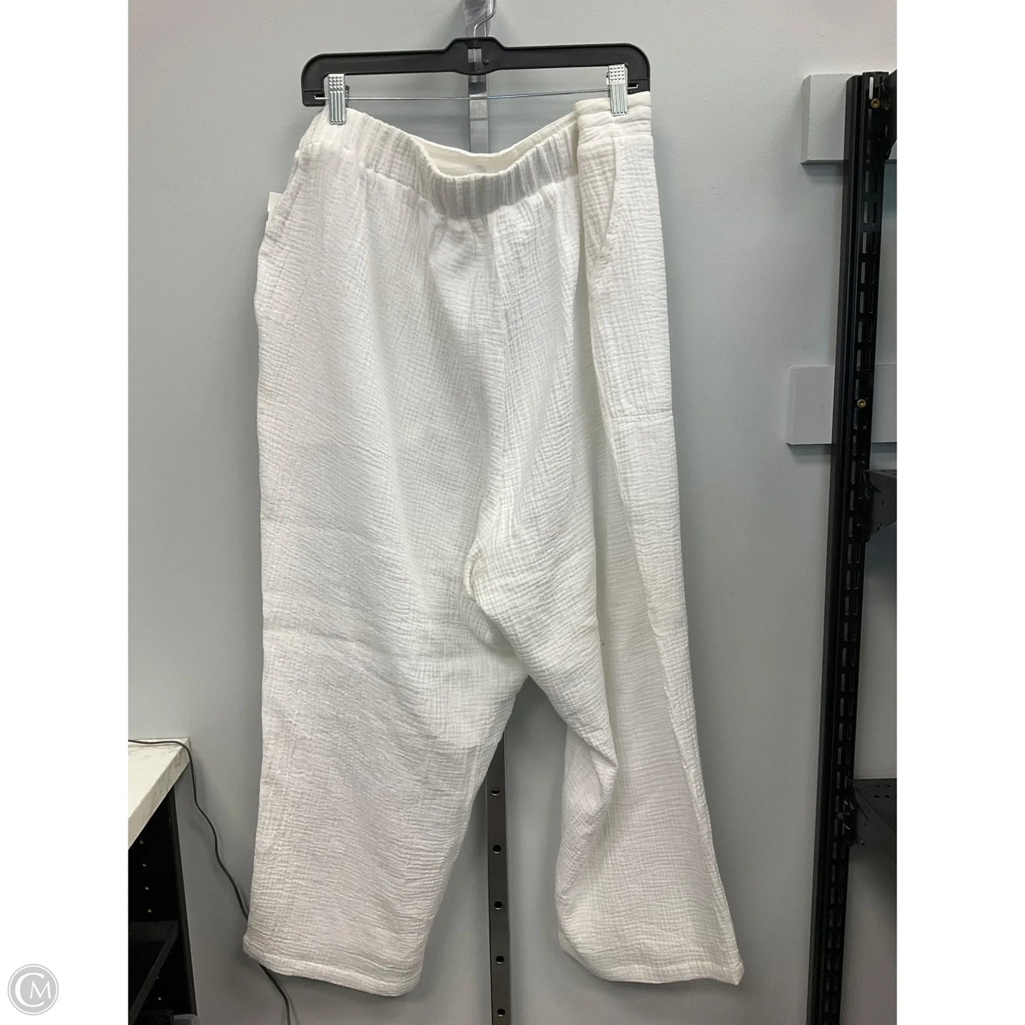 Pants Linen By Cynthia Rowley In Cream, Size: 2x