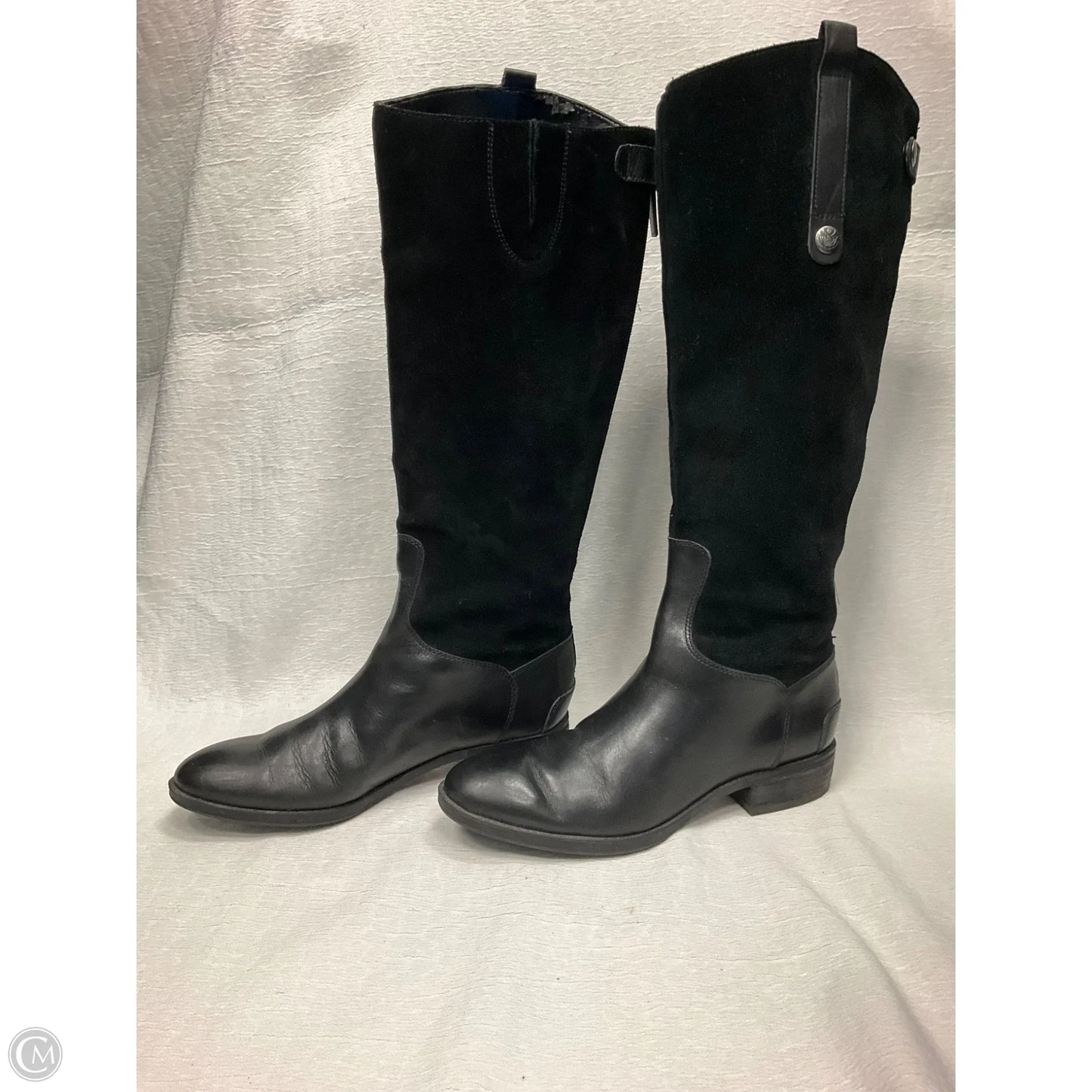 Boots Knee Flats By Sam Edelman In Black, Size: 7.5