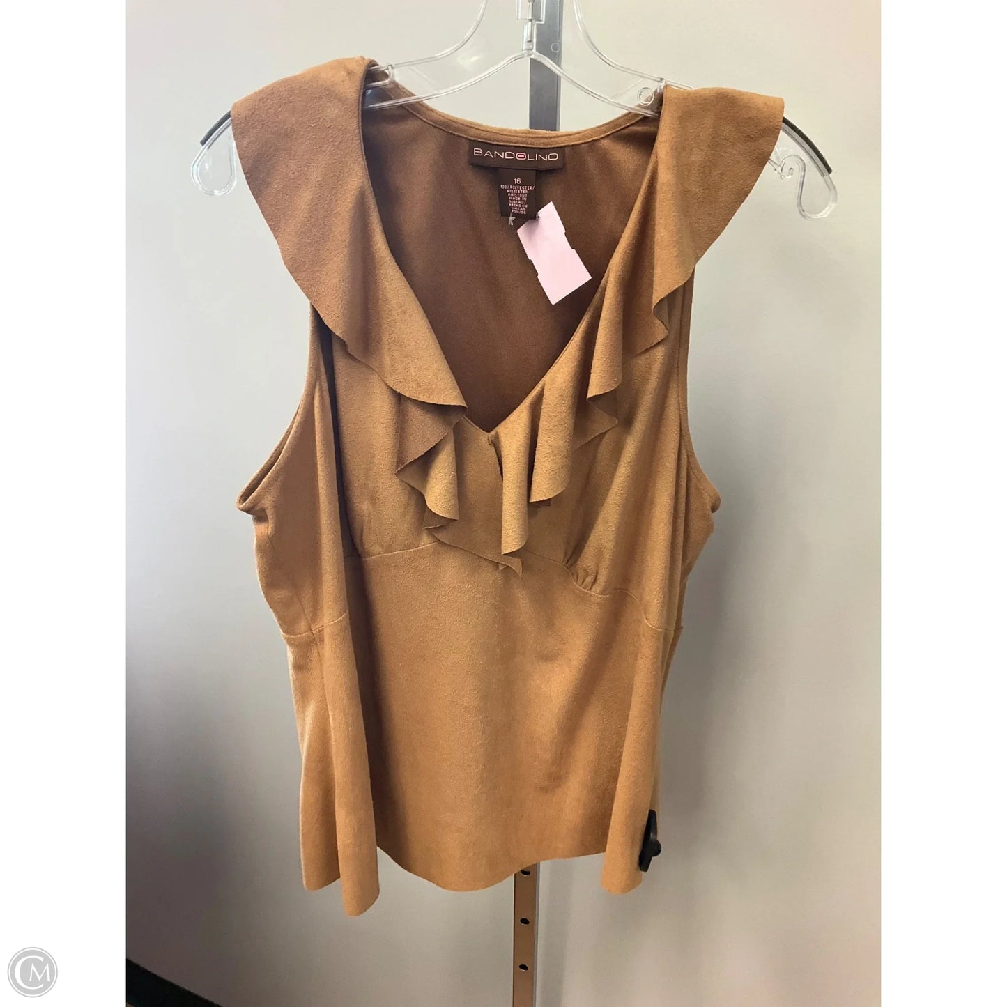 Pants Set 2pc By Bandolino In Tan, Size: 16