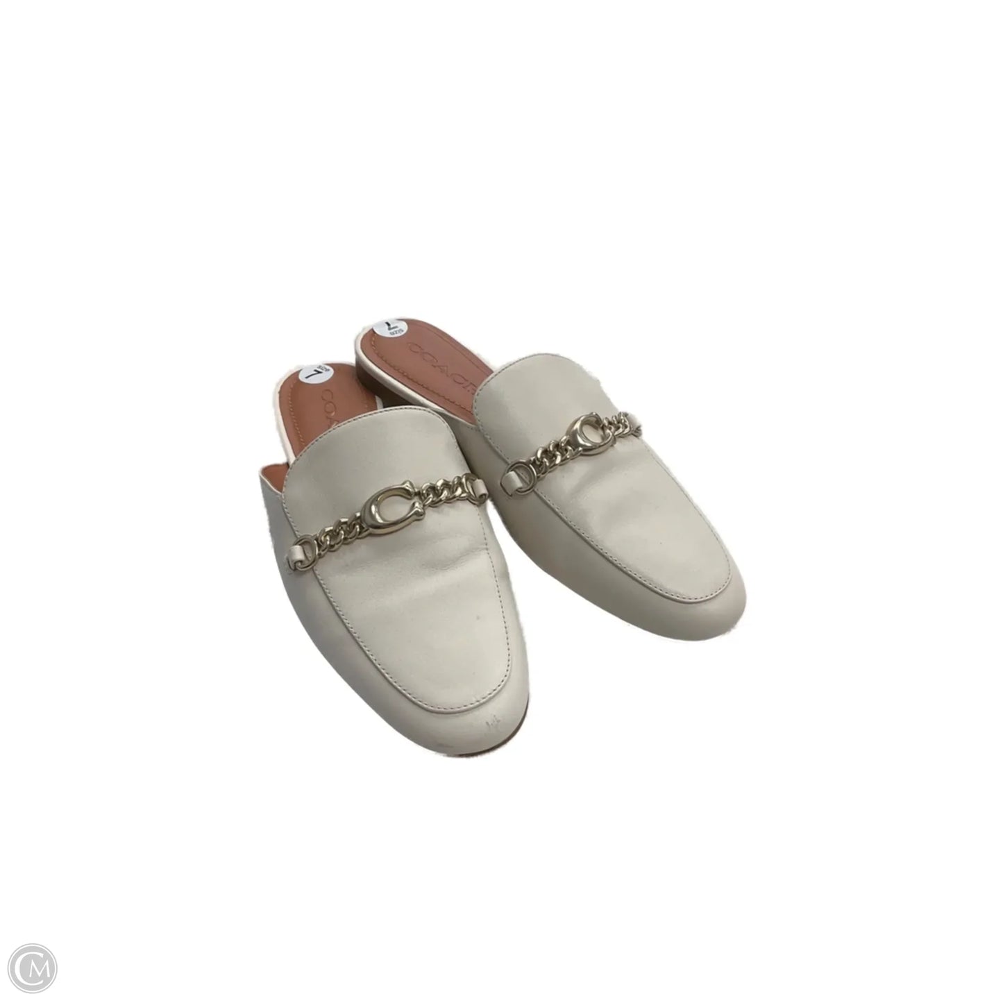 Shoes Designer By Coach In Cream, Size: 7