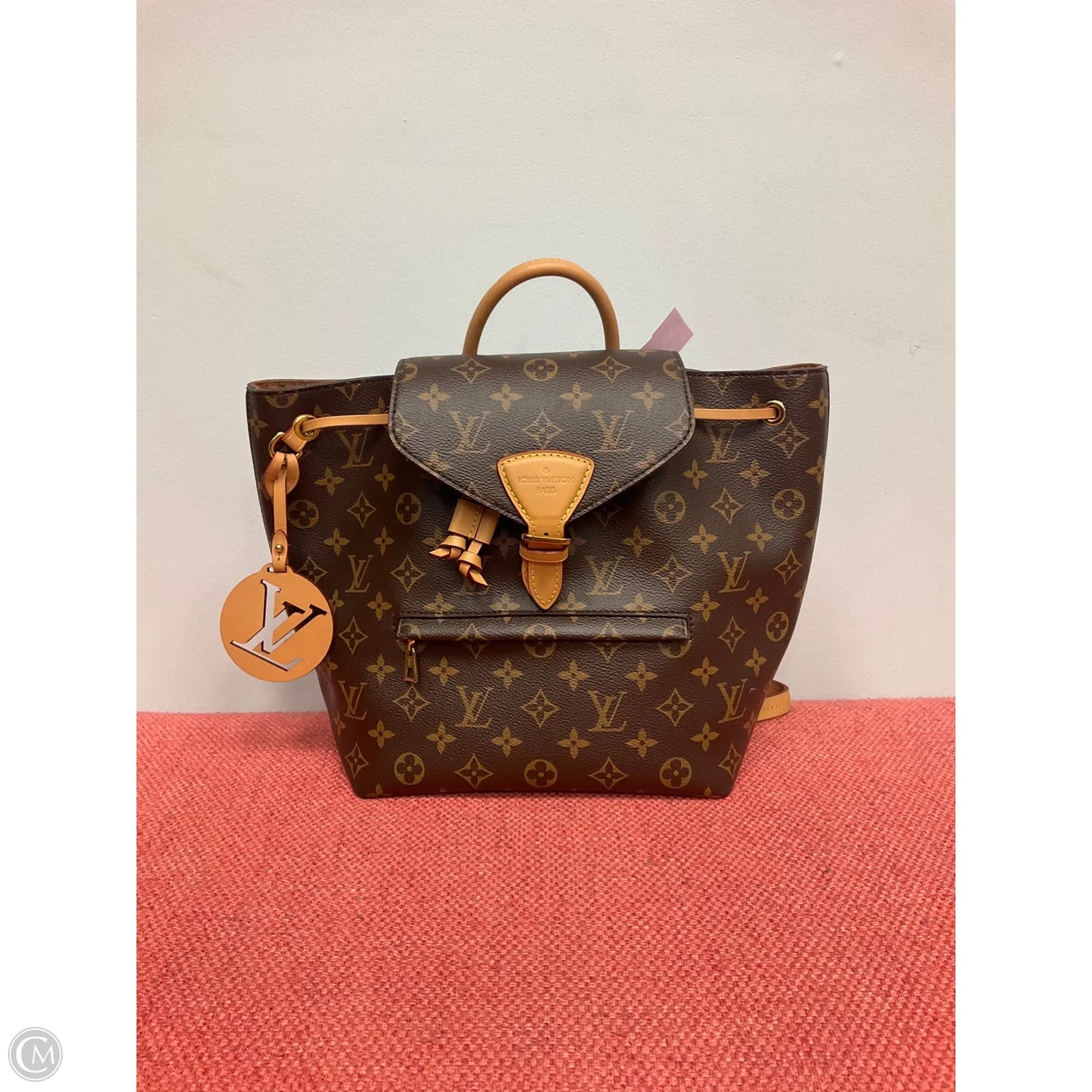 Backpack Luxury Designer By Louis Vuitton, Size: Medium