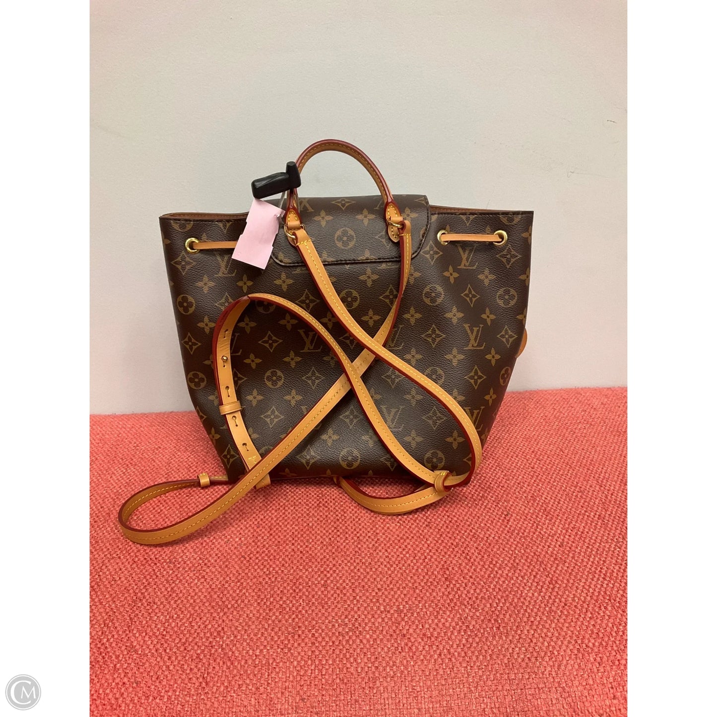 Backpack Luxury Designer By Louis Vuitton, Size: Medium