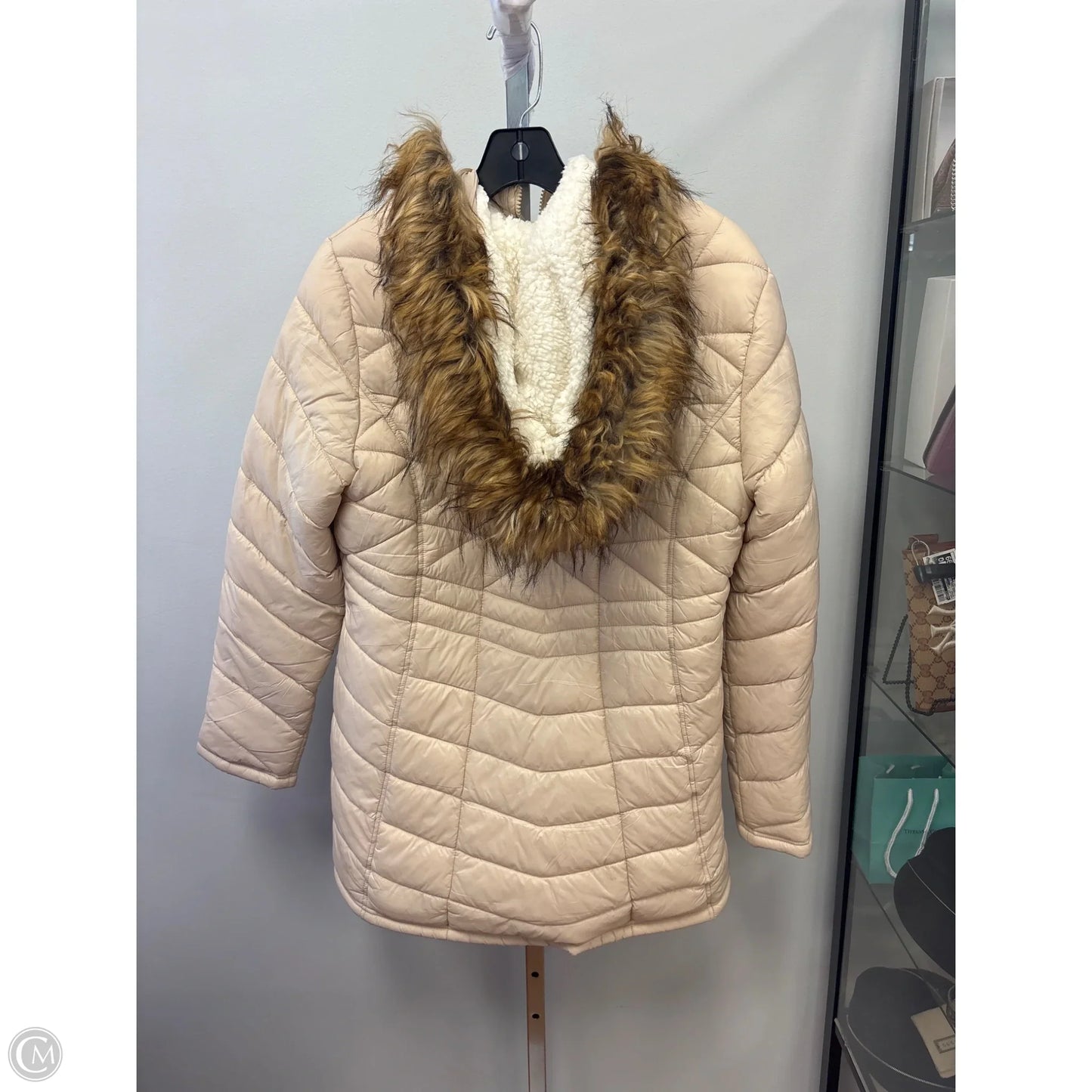 Coat Puffer & Quilted By Bebe In Pink, Size: M