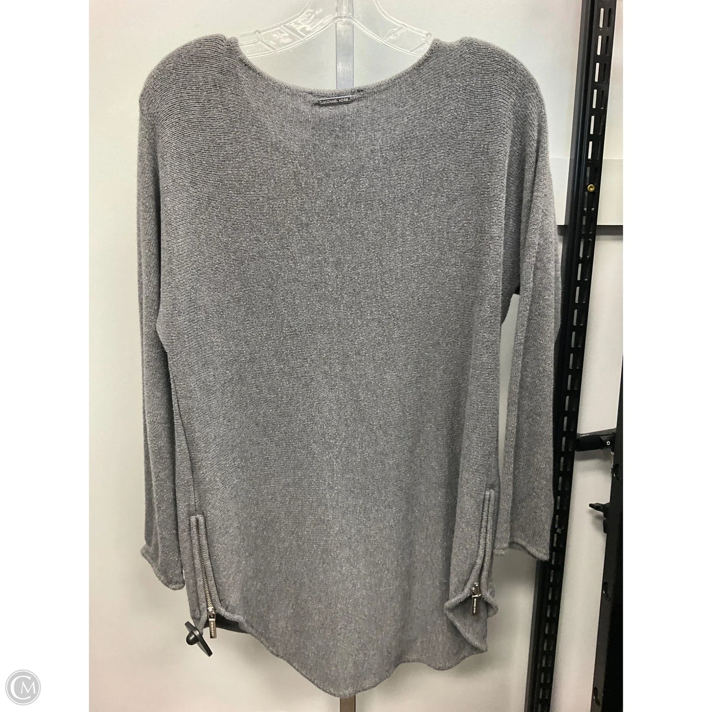 Top Long Sleeve By Michael By Michael Kors In Grey, Size: M