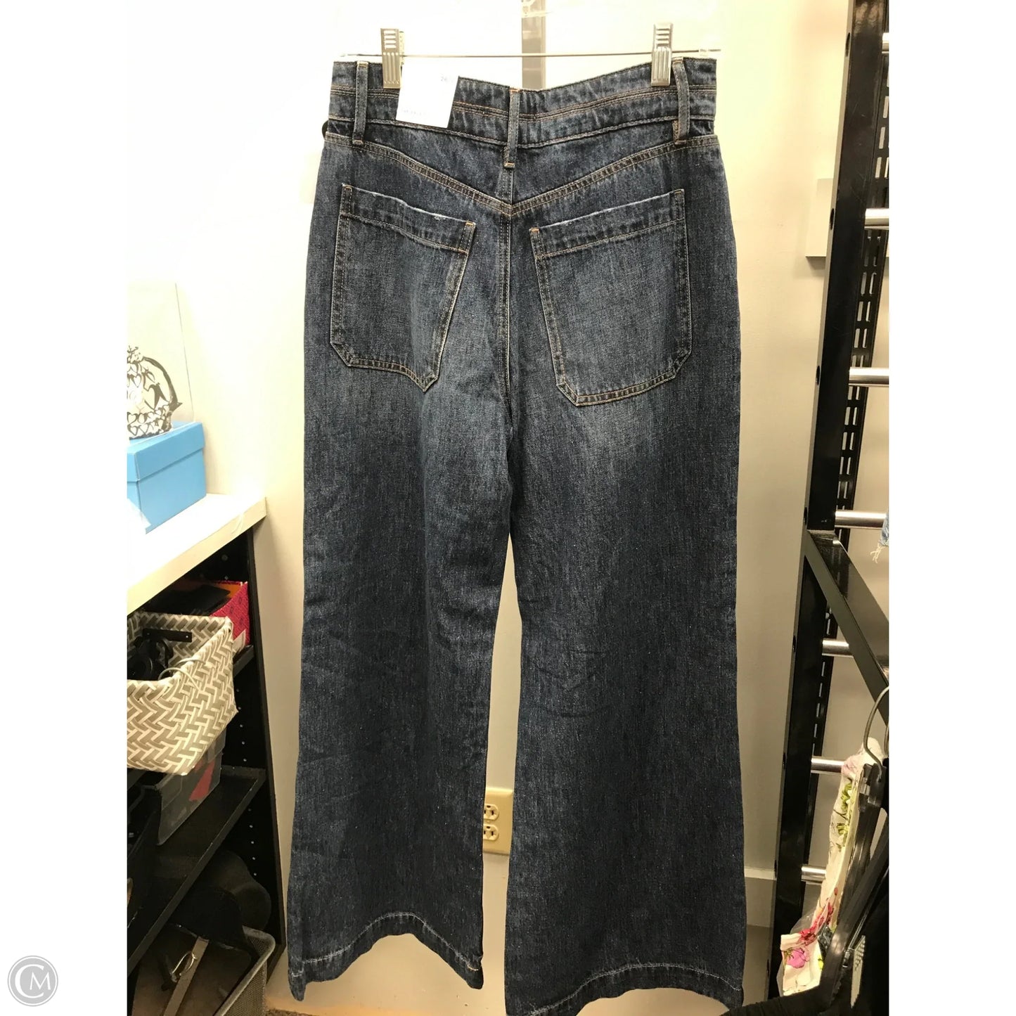 Jeans Wide Leg By Loft In Blue Denim, Size: 2
