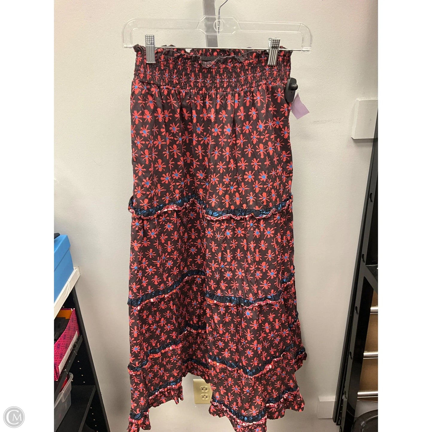 Skirt Maxi By Anthropologie In Floral Print, Size: S