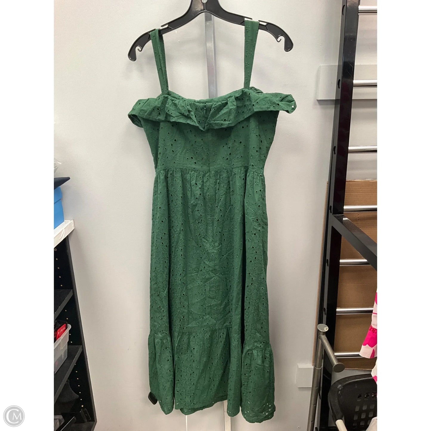 Dress Casual Midi By Loft In Green, Size: 2
