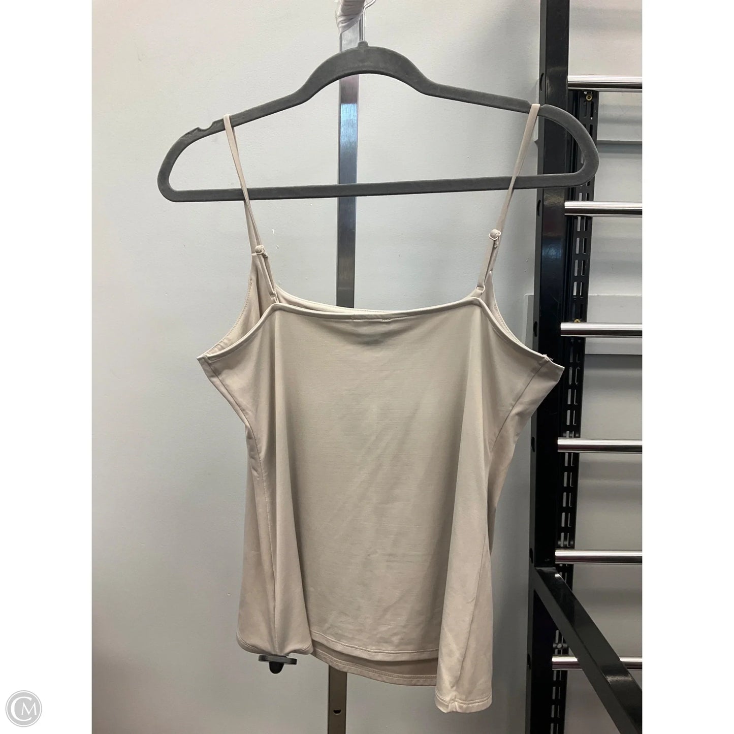 Top Sleeveless Basic By Express In Beige, Size: L