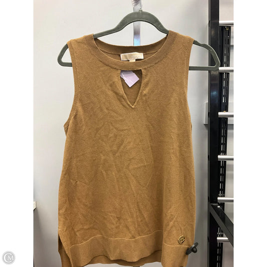 Top Sleeveless By Michael By Michael Kors In Brown, Size: S