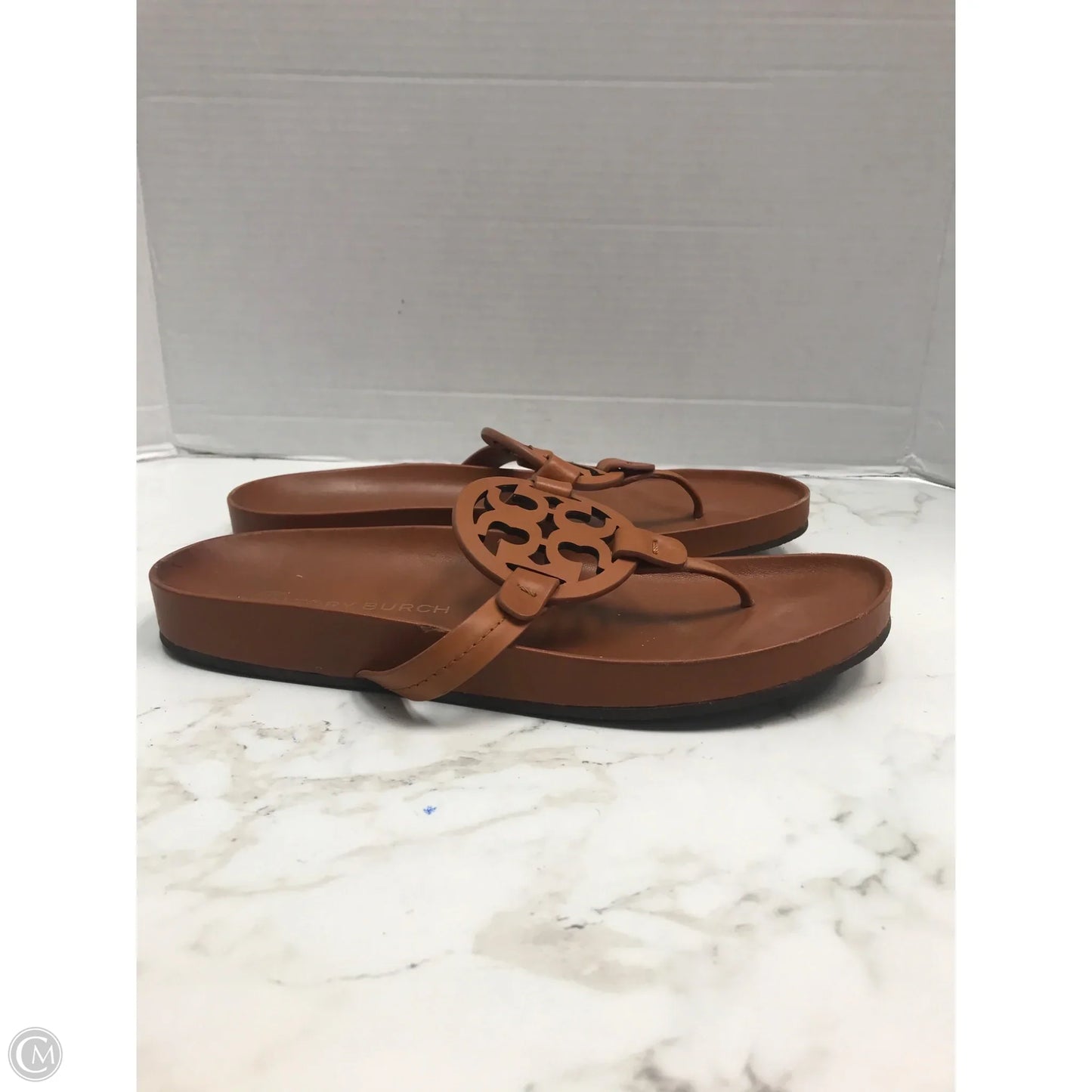 Sandals Designer By Tory Burch In Brown, Size: 10.5