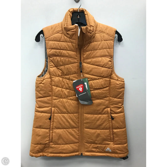 Vest Puffer & Quilted By Clothes Mentor In Orange, Size: S