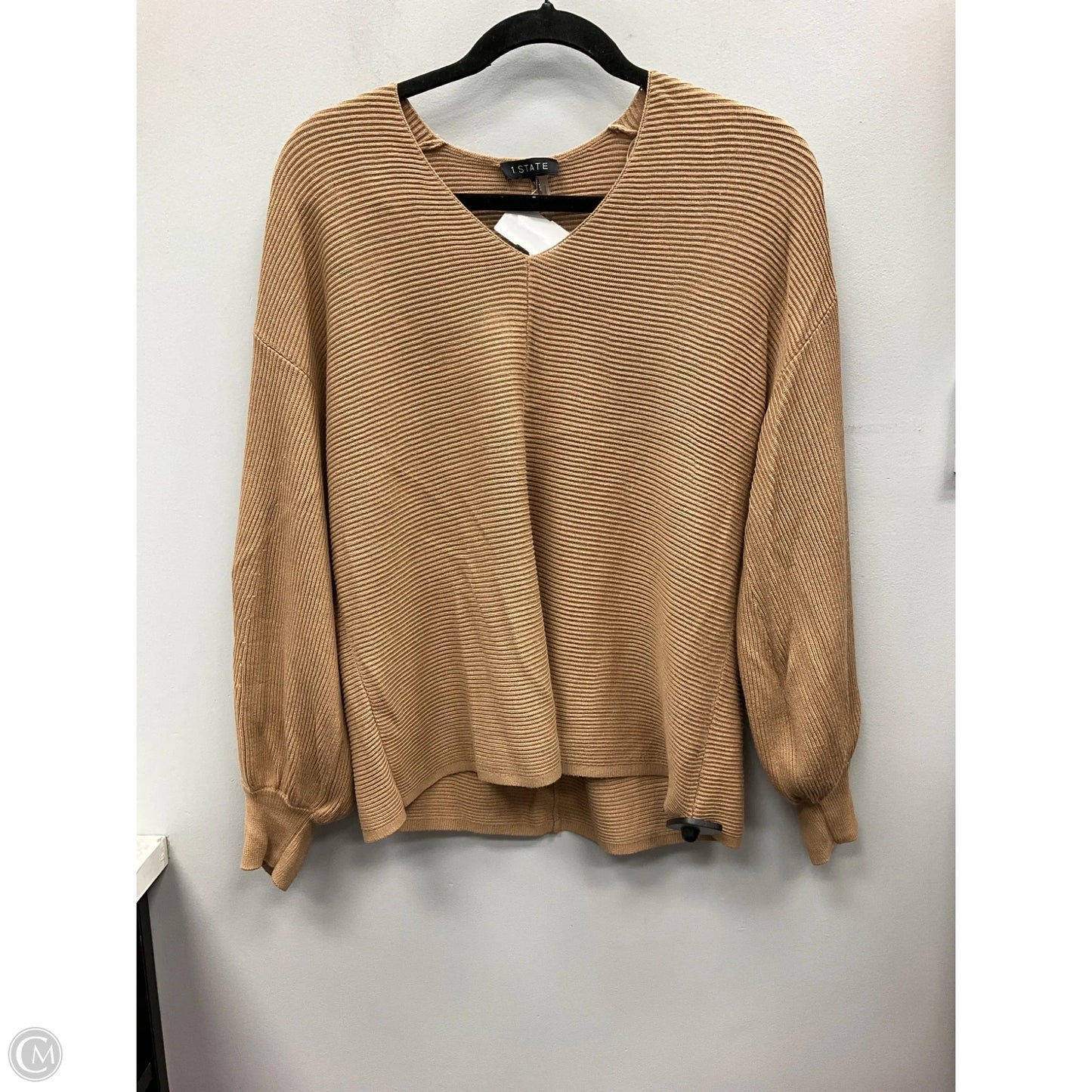 Top Long Sleeve By 1.state In Tan, Size: M
