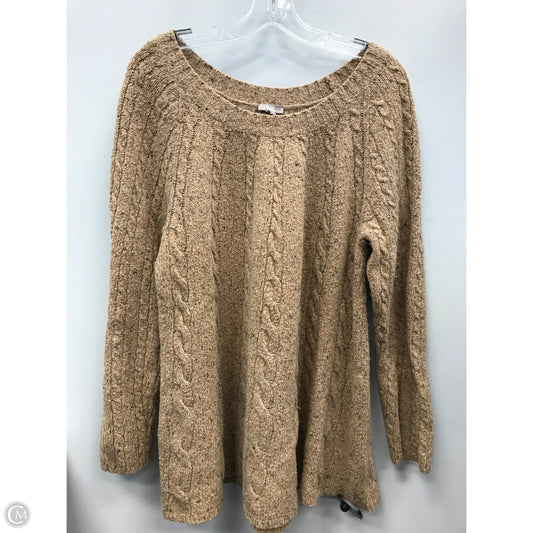 Sweater By J. Jill In Tan, Size: L