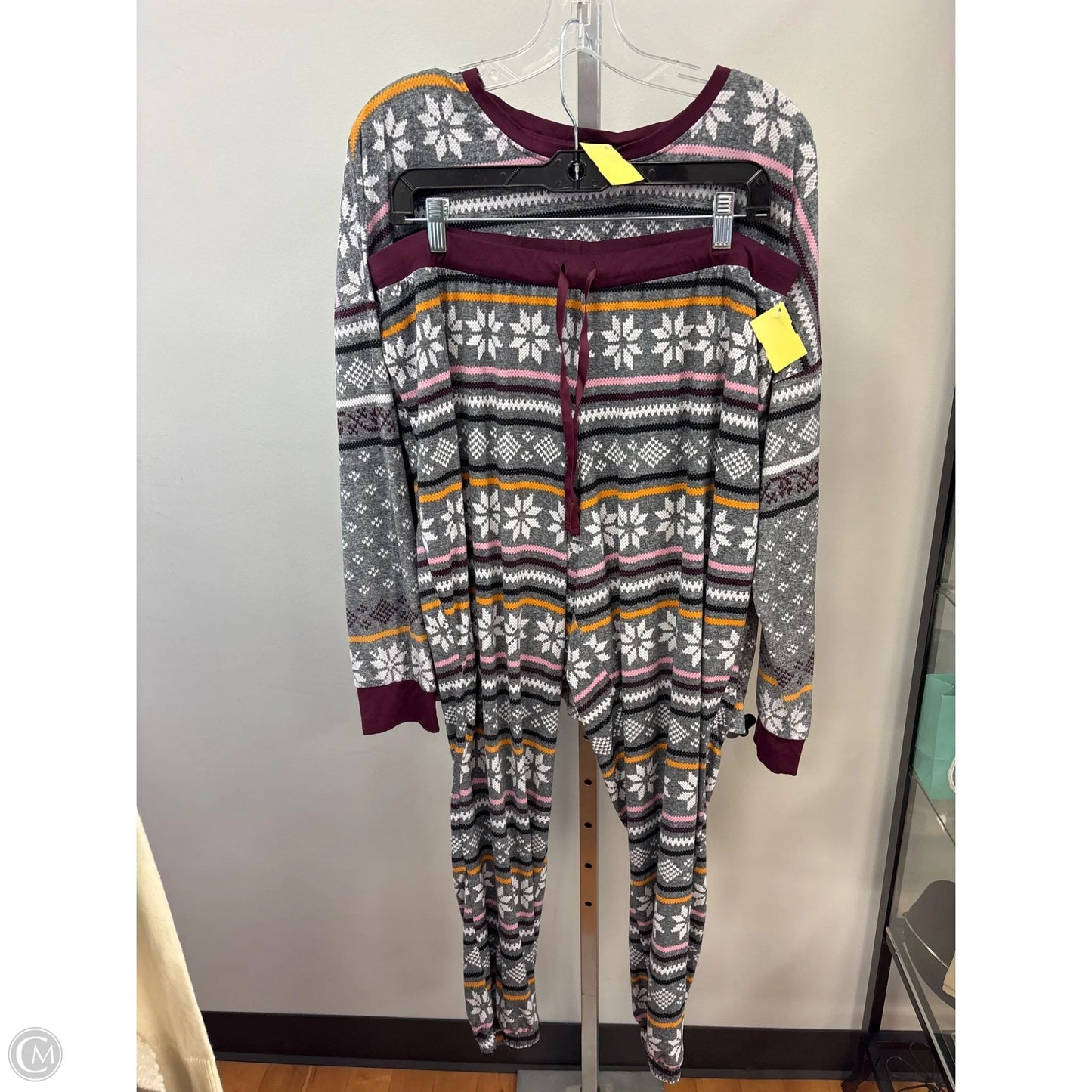 Pajamas 2pc By Simply Vera In Grey, Size: Xl