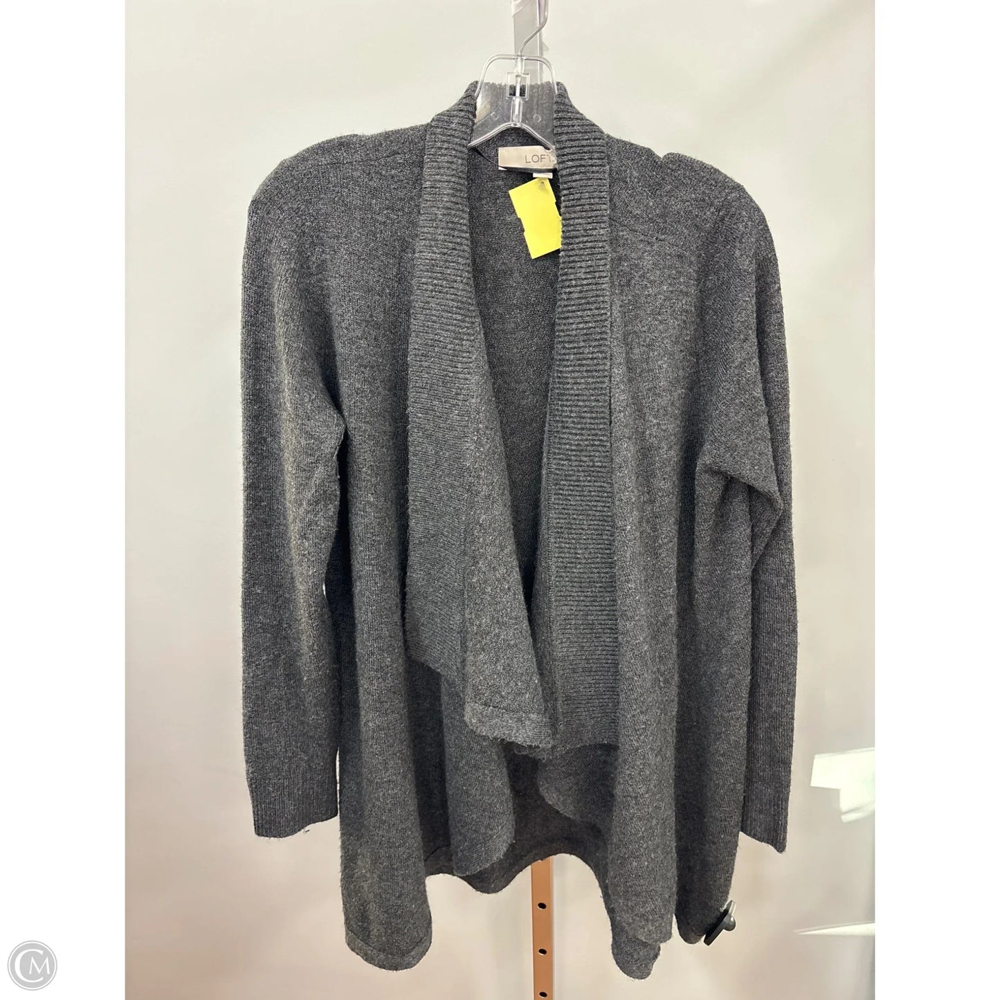 Cardigan By Loft In Grey, Size: Lp