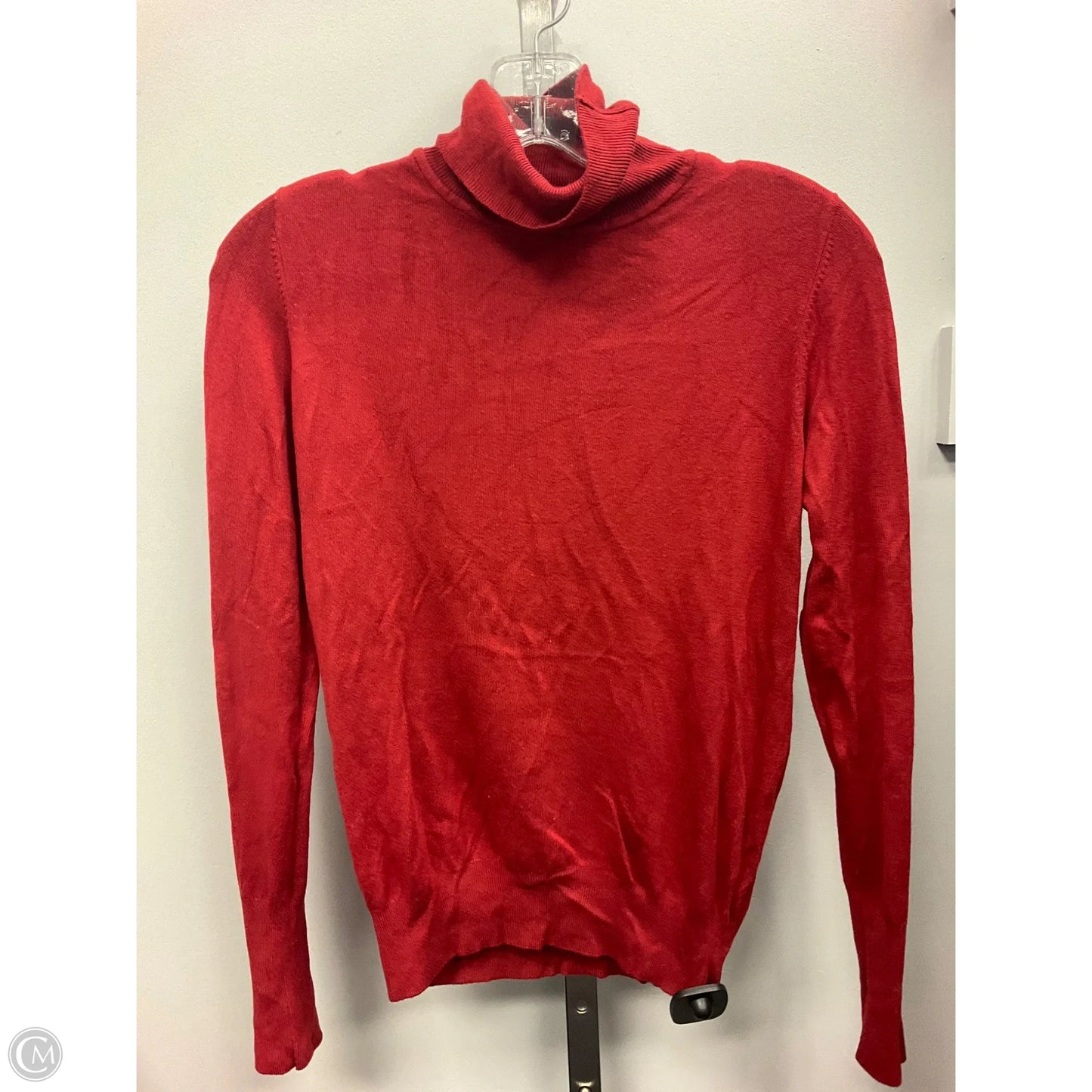 Top Long Sleeve By Skies Are Blue In Red, Size: S