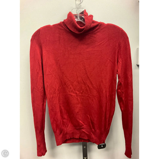 Top Long Sleeve By Skies Are Blue In Red, Size: S