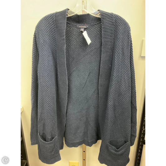 Cardigan By Lands End In Blue, Size: 2x
