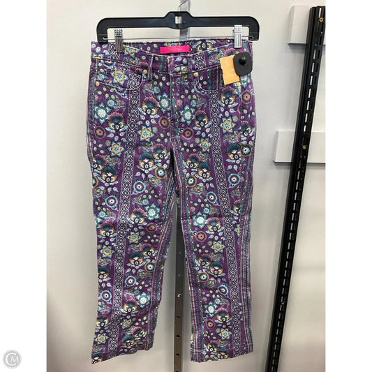 Pants Designer By Lilly Pulitzer In Purple, Size: 4
