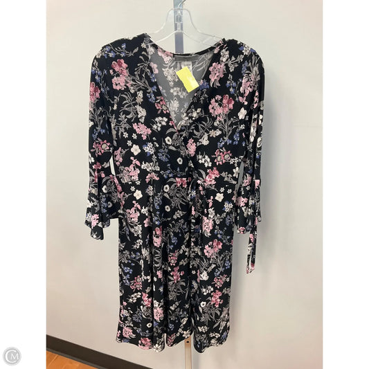 Dress Casual Short By Mia In Floral Print, Size: M