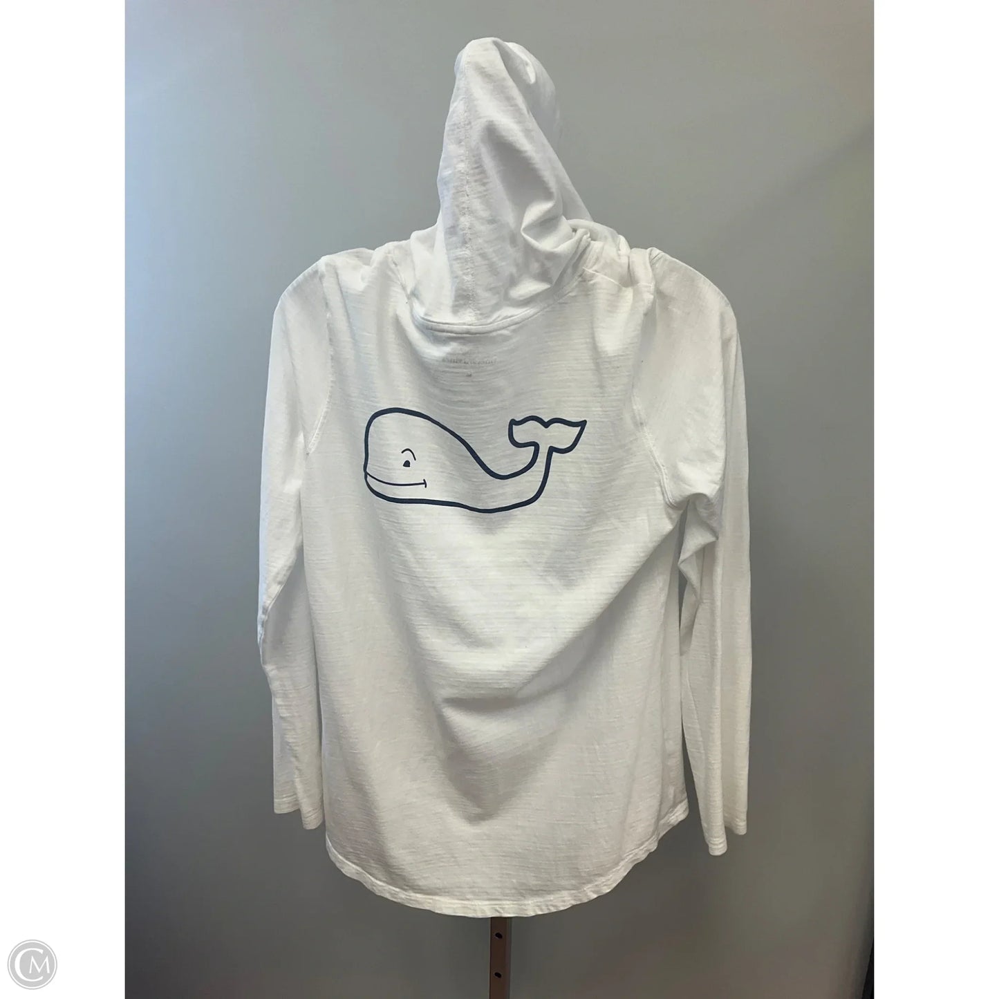 Top Long Sleeve By Vineyard Vines In White, Size: M