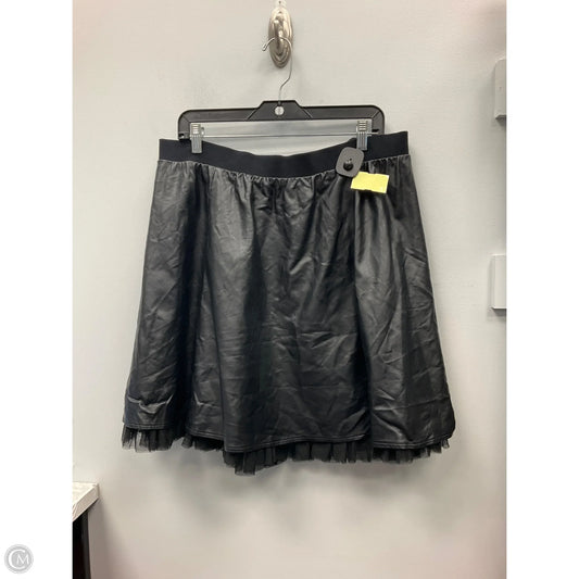 Skirt Maxi By Forever 21 In Black, Size: 2x