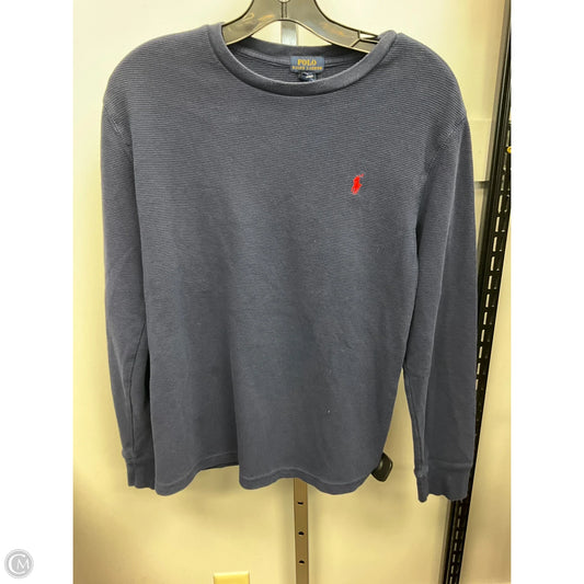 Top Long Sleeve By Polo Ralph Lauren In Navy, Size: Xl