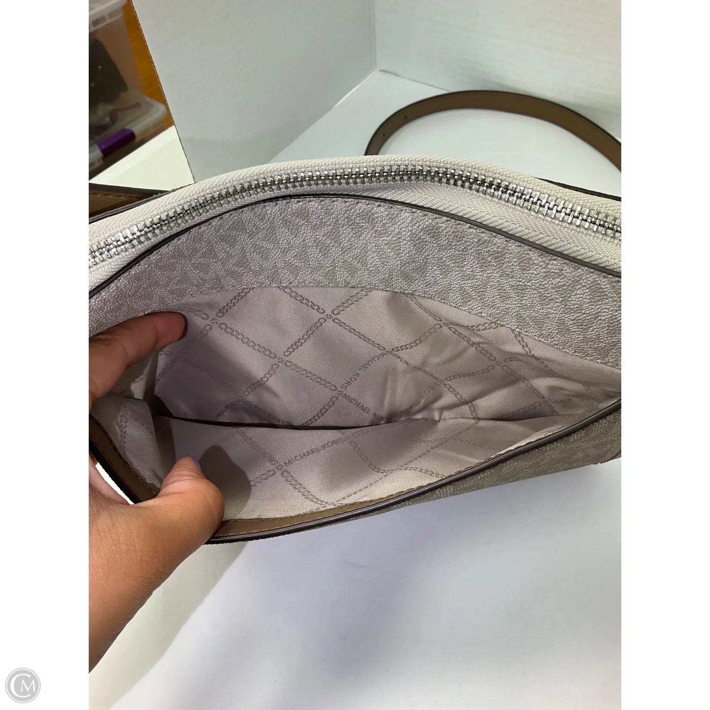 Handbag Designer By Michael Kors, Size: Medium