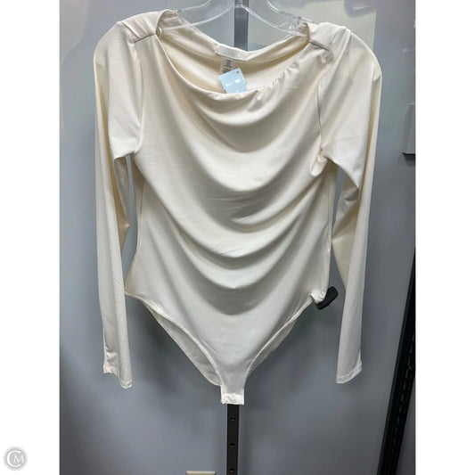 Bodysuit By H&m In Cream, Size: M
