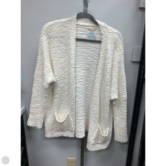 Sweater Cardigan By Cupio In Cream, Size: S