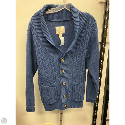 Sweater Cardigan By St Johns Bay In Navy, Size: S