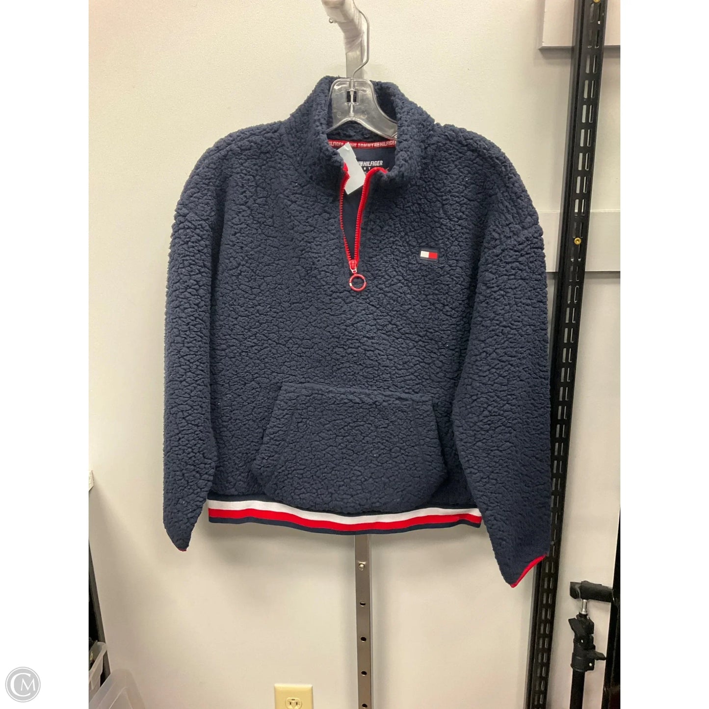 Sweater By Tommy Hilfiger In Navy, Size: M