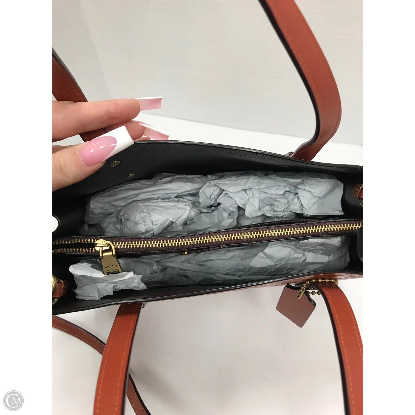 Handbag Designer By Coach, Size: Medium