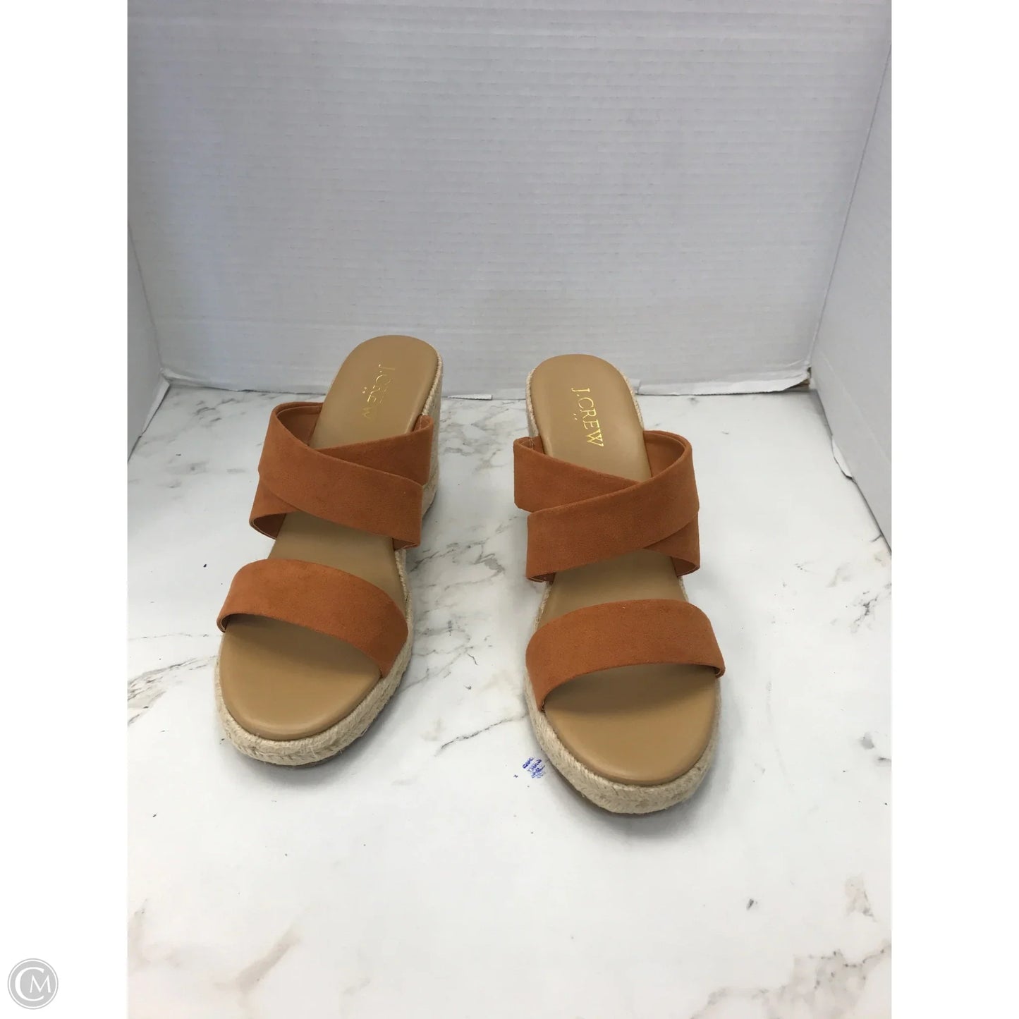 Sandals Heels Wedge By J. Crew In Copper, Size: 8